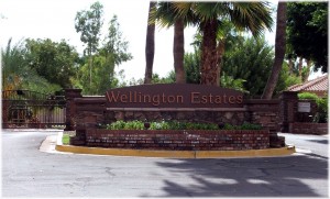 Wellington Estates Entrance