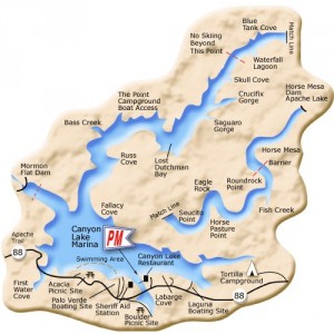 Canyon Lake Map