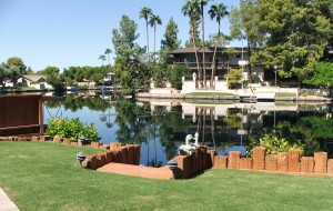 The Lakes in Tempe Waterfront Home