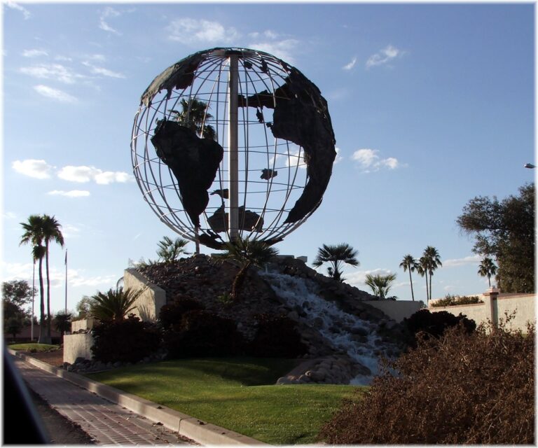 Leisure World Entrance and Statue