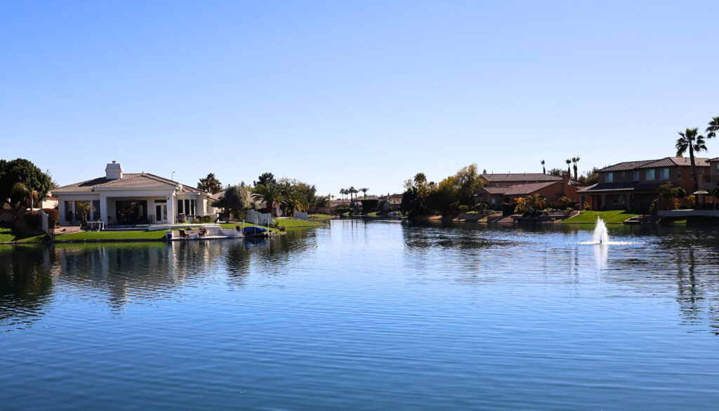 Ocotillo waterfront view